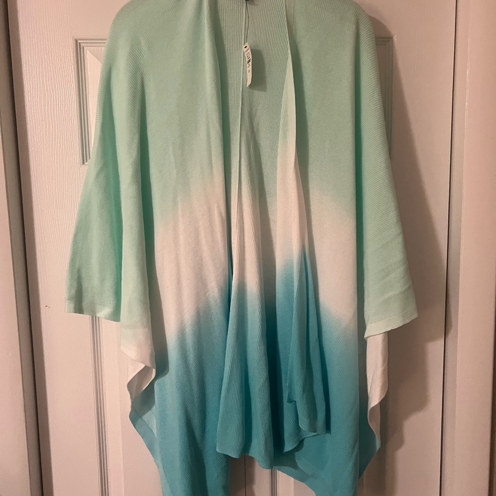 Talbots ombré poncho